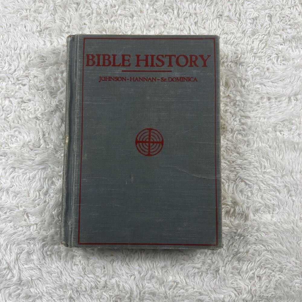 VTG 1931 Bible History New Testament For Catholic School Johnson Hannan Fair HC